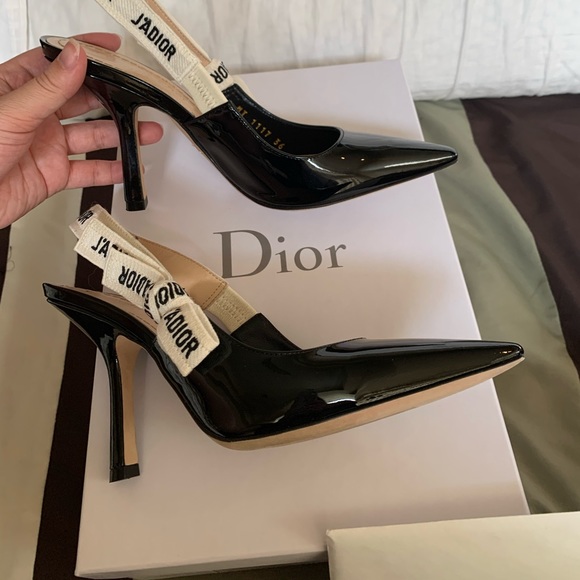 ❌SOLD❌Dior slingbacks in patent black size 36 - Picture 7 of 7